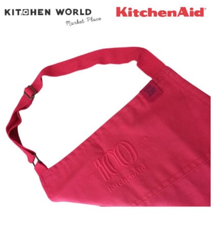ผ้ากันเปื้อนทวิลคอตตอน 100% KITCHENAID AP009514WPKA สีแดง_7